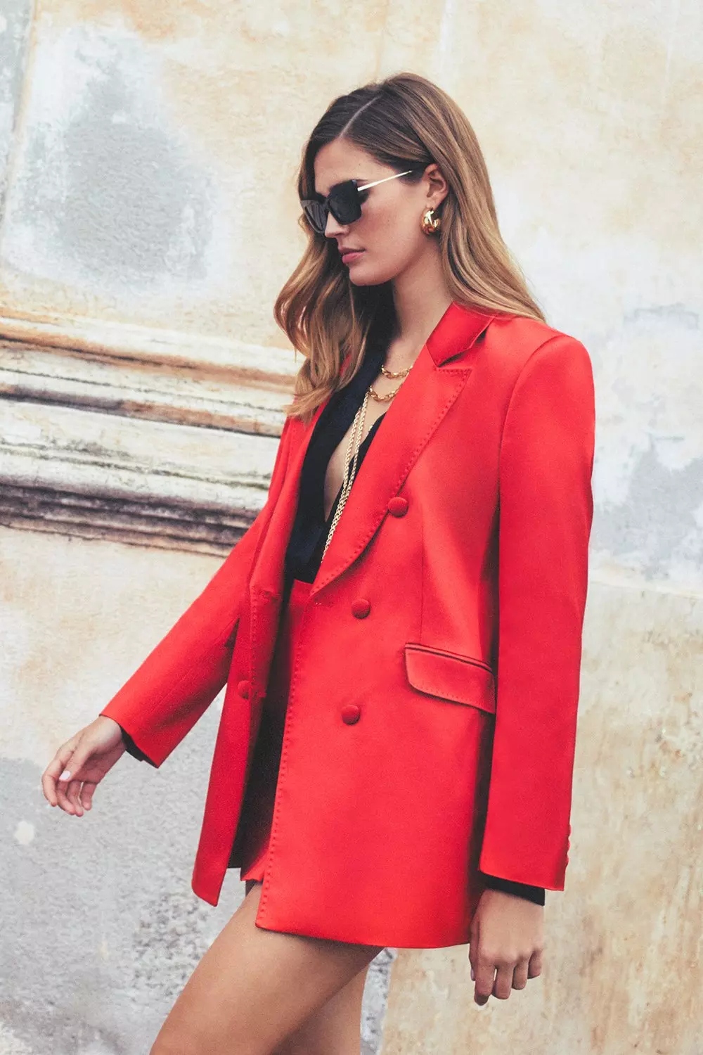 Karen millen deals orange coat